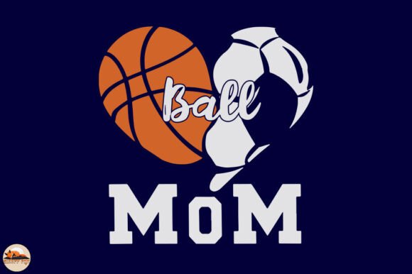 Ball Mom Graphics for Crafts and Local Branding