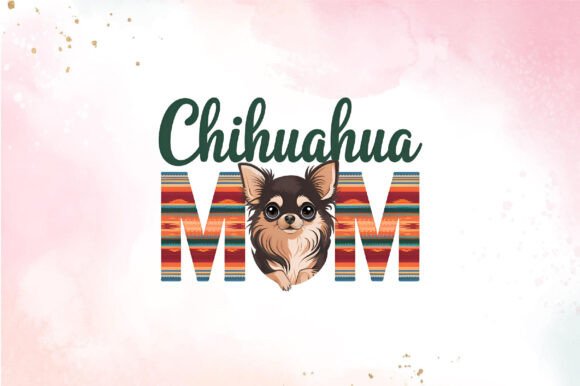 Chihuahua MOM SUBLIMATION PNG for Crafts & Graphics