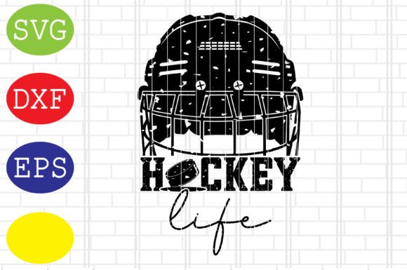 Hockey Life Helmet Svg: Graphics for Crafts