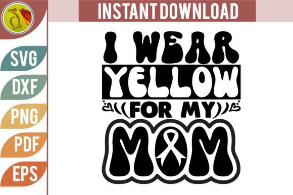 I Wear Yellow for My Mom Retro Design: A Designer's Review