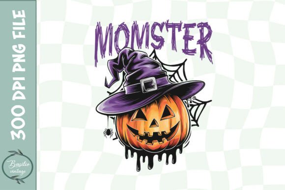 Momster Halloween PNG: Fun Graphics for Crafts