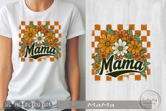 Review: Checkered Mama Design, Retro Mom PNG for Embroidery