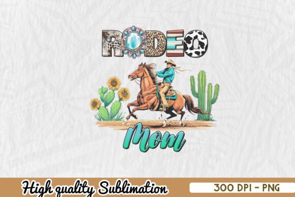 Rodeo Mom PNG: Crafts & Graphics for Branding